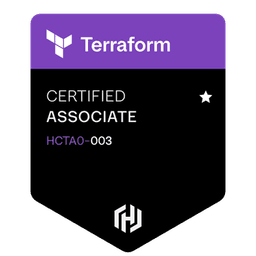HashiCorp Terraform Associate badge